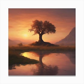 Lone Tree Canvas Print