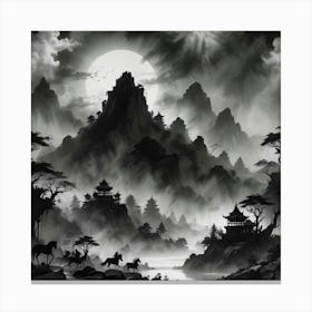 Asian Landscape 5 Canvas Print