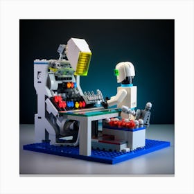 Lego Robot Canvas Print