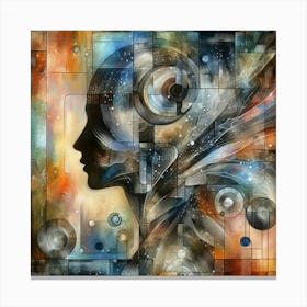 Abstract Of A Woman 1 Canvas Print