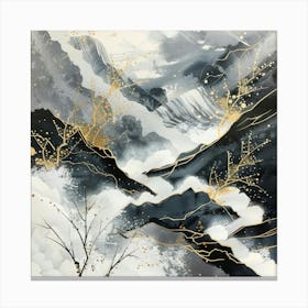 Chinese Landscape Painting 2 Canvas Print