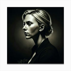 Scarlett Johansson 1 Canvas Print