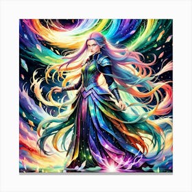 Rainbow Woman 3 Canvas Print