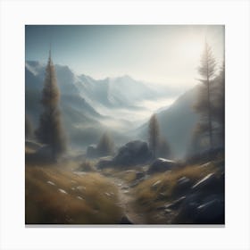 Mountain Landscape 33 Canvas Print