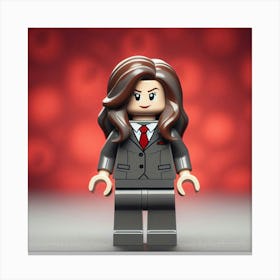 Lego Minifigure Canvas Print