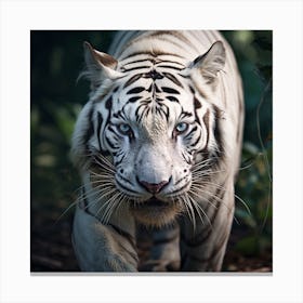 White Tiger 1 Canvas Print