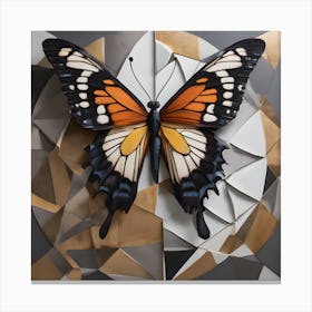 Abstract Butterfly Canvas Print