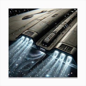 Void Reaver Cruiser Cloaking Modules 1024 Canvas Print