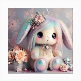 Bunny Rabbit cute Canvas Print