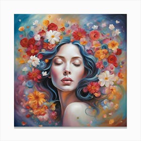 Flower Girl Canvas Print