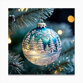 Christmas Tree Ornament 4 Canvas Print