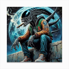 Alien 9 Canvas Print