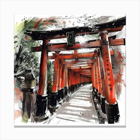 Fushimi Inari Canvas Print