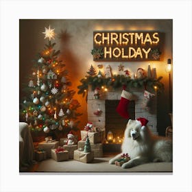 Christmas Holiday Stock Videos & Royalty-Free Footage Canvas Print