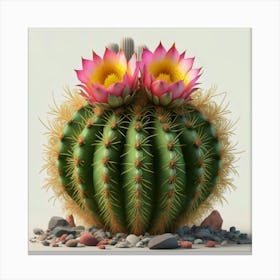 Cactus Flower 1 Canvas Print