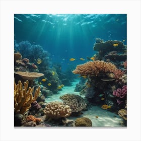 Beautiful Coral World Canvas Print