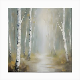 Birch Forest 4 Canvas Print
