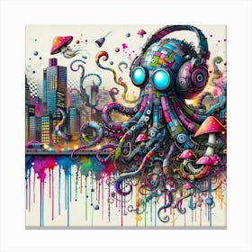 Octopus 25 Canvas Print