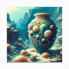 Alien Vase Canvas Print