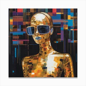 'Golden Girl' 1 Canvas Print