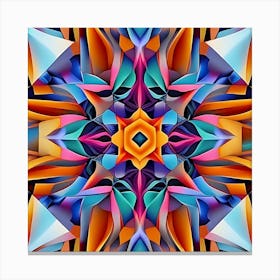 Abstract Mandala 2 Canvas Print