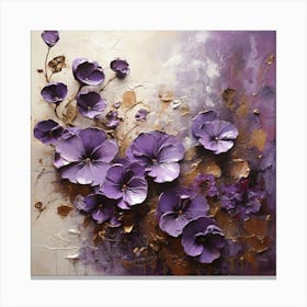 Violets 16 Canvas Print