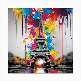 Paris Eiffel Tower 17 Canvas Print