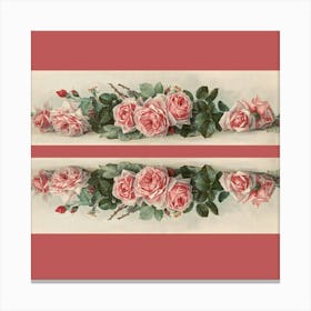 Vintage Roses 1 Canvas Print