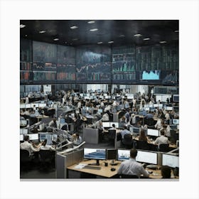 Stock Exchange Canvas Print