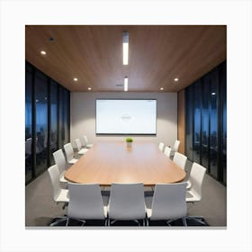 Conference Room Canvas Print