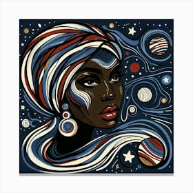 Miralyn Celestial Portrait Canvas Print