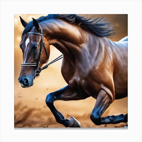 Horse Galloping 16 Canvas Print