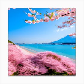 Cherry Blossoms Japan Canvas Print