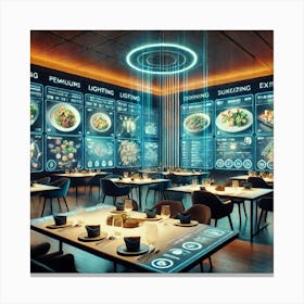 Customizable Restaurant Experience Canvas Print