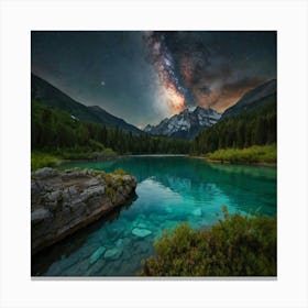 Milky Lake 1 Canvas Print