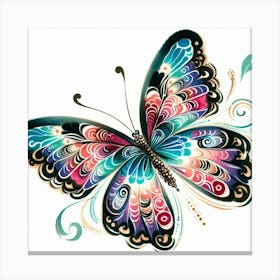 Japanese Butterfly Art 1 Canvas Print