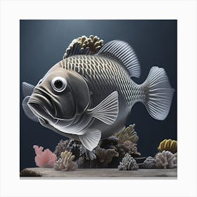 Octopus Fish Canvas Print