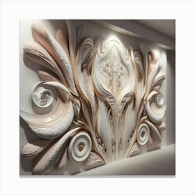 Highly Detailed Intricately Textured And Visually Art 1 Canvas Print