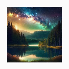 Starry Night Sky 17 Canvas Print