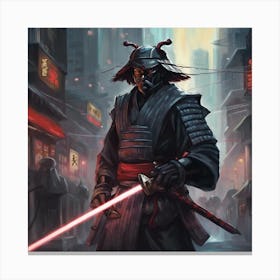 Star Wars Samurai Canvas Print
