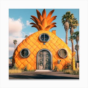 Pineapple House Canvas Print