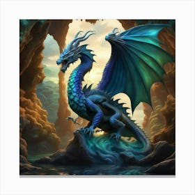 the dragon's lair Canvas Print
