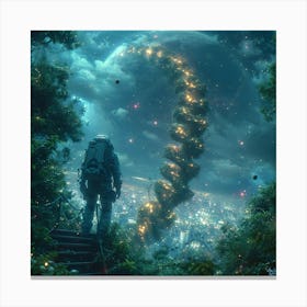 Space Explorer Canvas Print