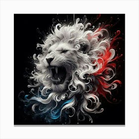 French Lion Canvas Print