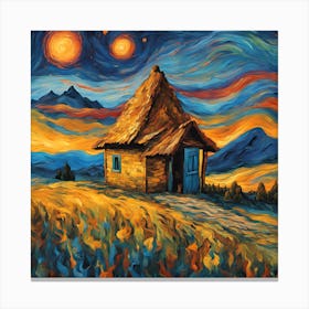 Starry Night Van Gogh wall Art Print Canvas Print