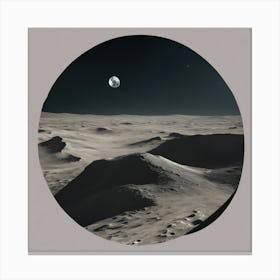 Moonscape Canvas Print