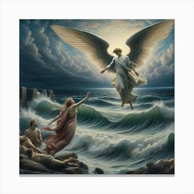 Angel Of The Sea 2 Canvas Print