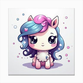 Kawaii Pony 1 Canvas Print