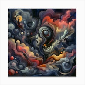 Abstract Painting Canvas Print