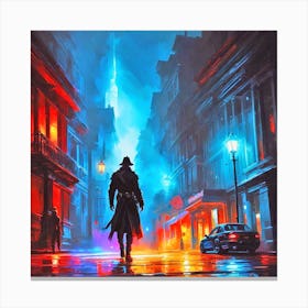 Night In The City 11 Canvas Print